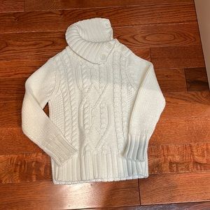Old Navy Cream Turtle Neck Sweater